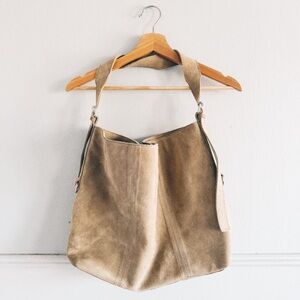 ASOS > Suede Buckle Tote